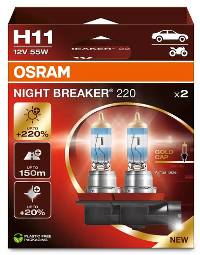 Osram h11 night - breaker, 220