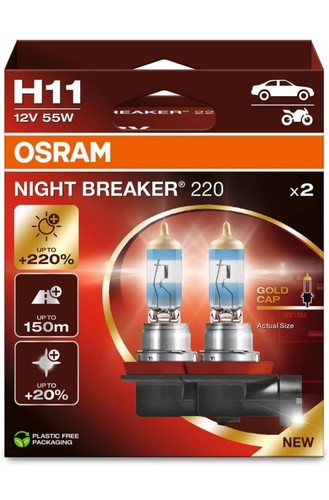Osram h11 night breaker - night,