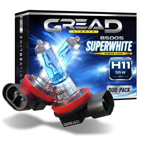 H11 gread halogen lampe - 2x,