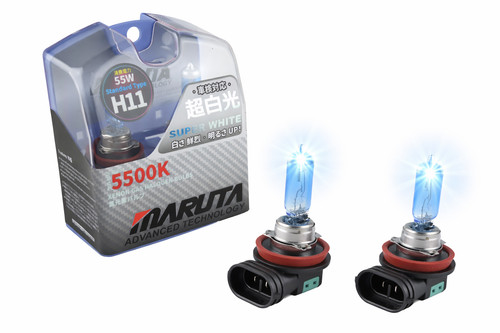 Maruta super white h11 - white, 12v